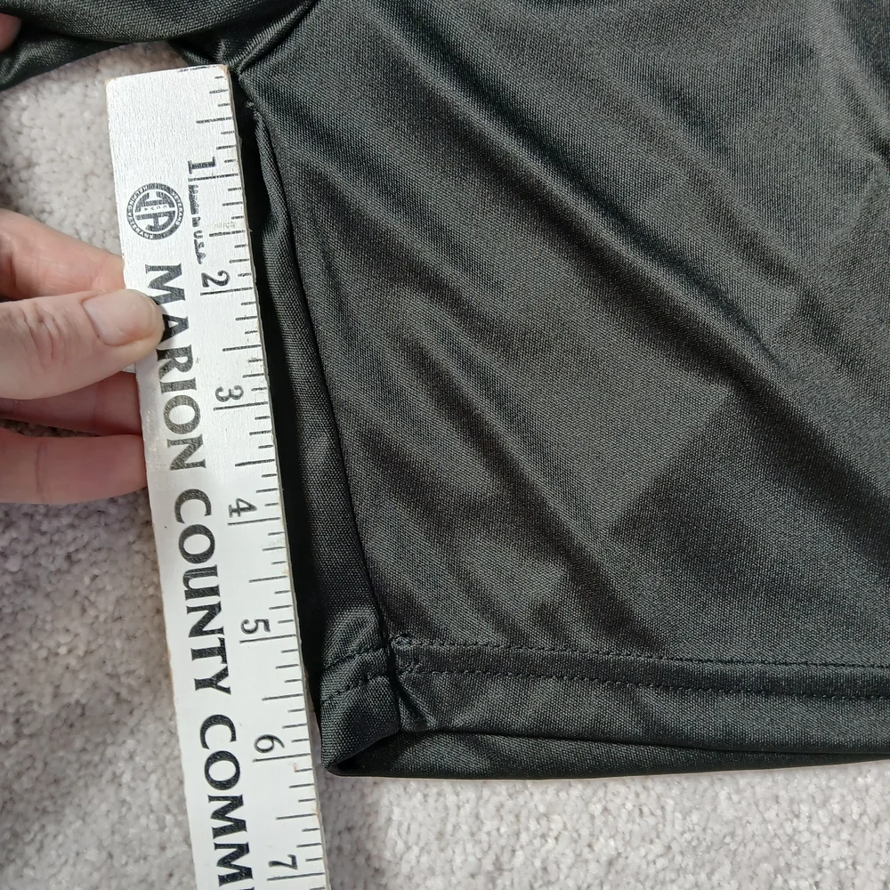 Kids Black Shorts with Green Paw Print